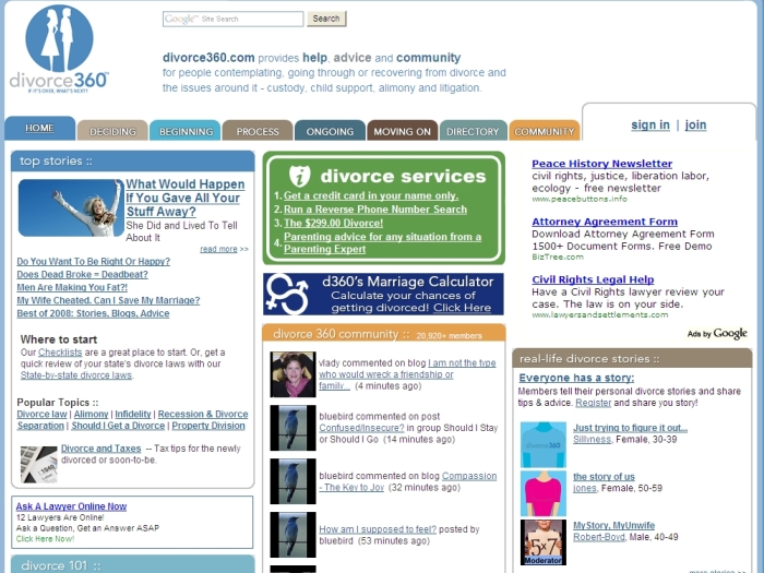O Divorce360 é uma rede de apoio para quem está pensando, já decidiu ou está se recuperando de um divórcio e de todos os aspectos legais desse momento difí...