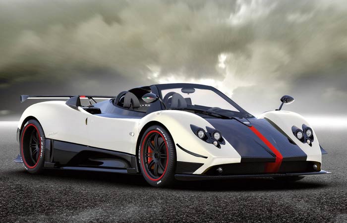 1º) Pagani Zonda Cinque Roadster V12, de 678 cavalos – R$ 8,8 milhões