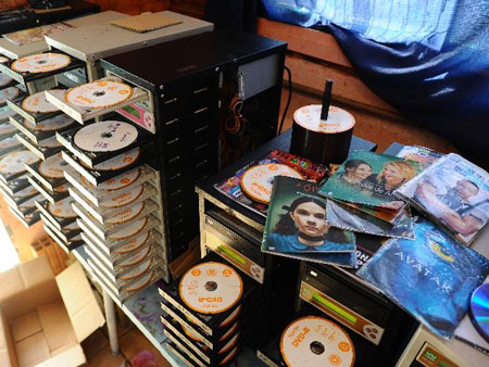 DVD cd piratas