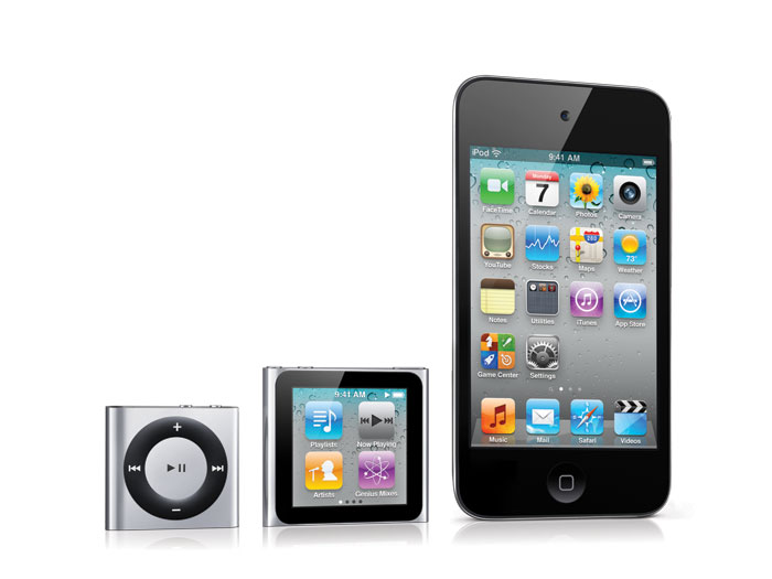 Novos iPods