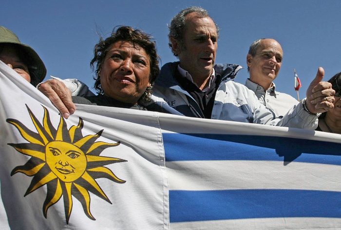 chile uruguaios andes visita