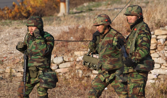 soldado, coreano-sul, G