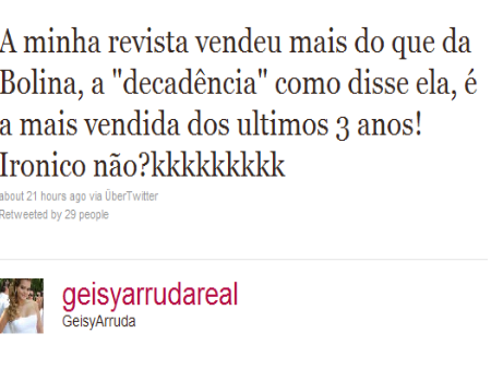 Twitter Geisy