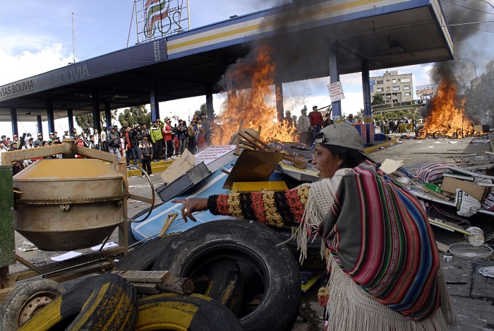 bolivia protesto posto G