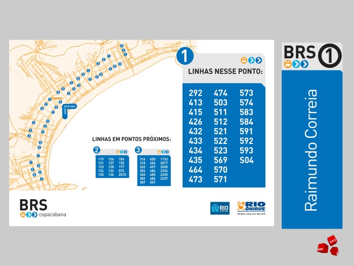 Mapa linhas de ônibus