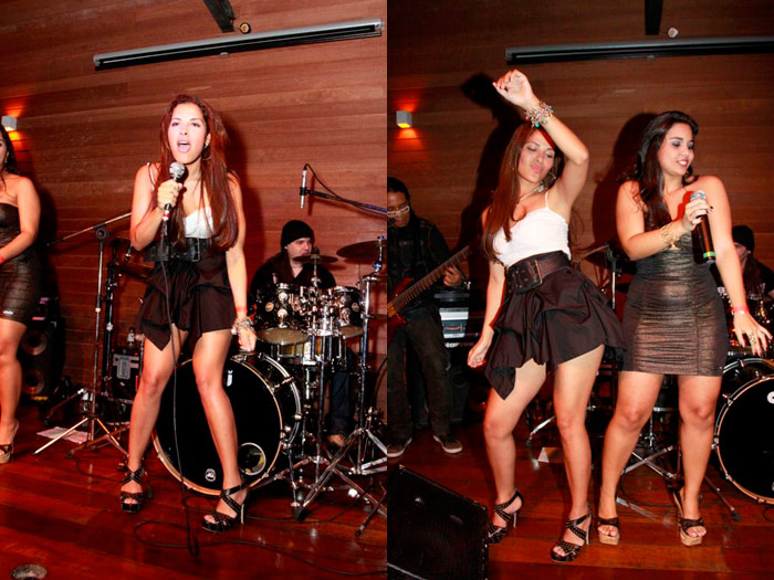 A ex-BBB Gyselle Soares cantou e dançou em sua festa de aniversário no Espaço Hideaway, nas Laranjeiras, no Rio