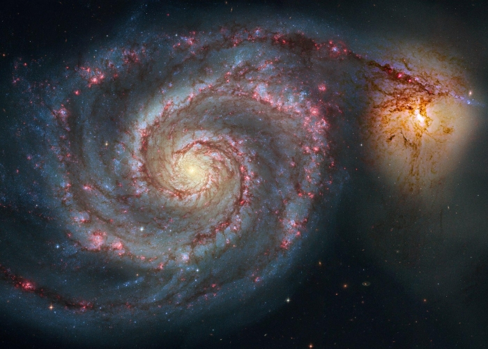 Nasa gal&aacute;xia poeira