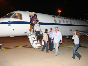 Desembarque de brasileiros vindos do Chile