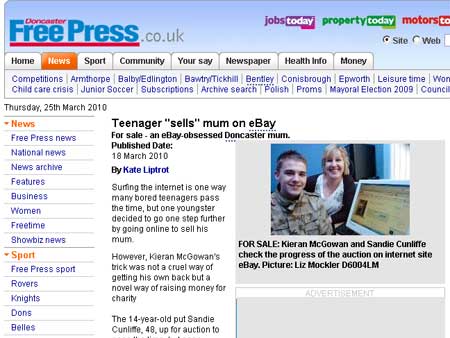Reprodução/Doncaster Free Press