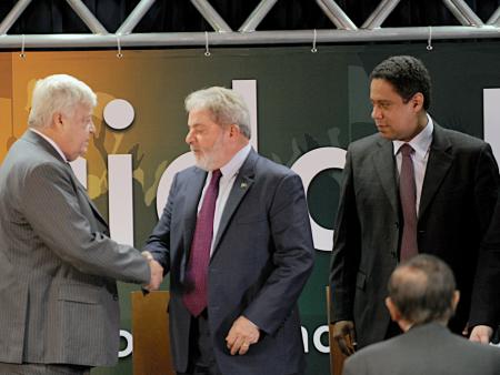 Orlando Silva, Lula e Teixeira