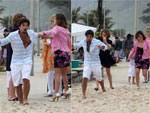 Trio de Passione grava cena do flagra de Berilo em praia do Rio