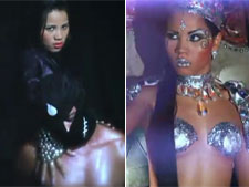 Musa do brega, Stephany vira "sadomasoquista do futuro" em clipe