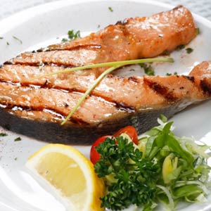 salmão, comida, peixe, 300 300