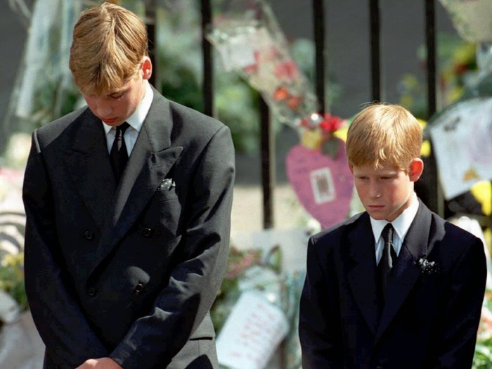 william, funeral, diana, harry