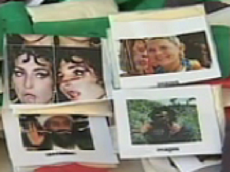 Sacolés de cocaína traziam estampas com imagens de famosos (Rede Record) Vera drogas