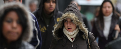 Paulistanos sofrem com frio de 5ºC
