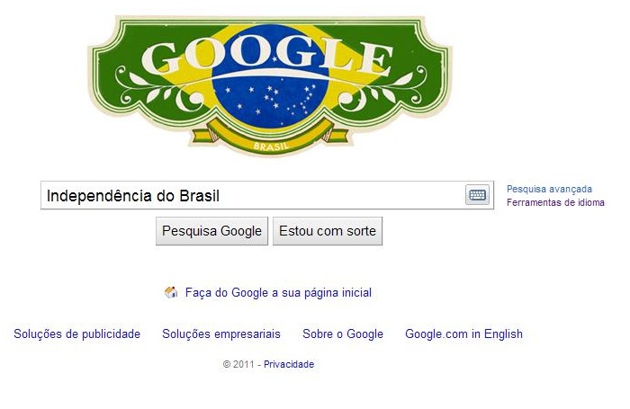 google independência brasil
