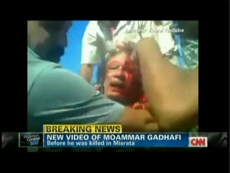 imagenbs vídeo Gaddafi