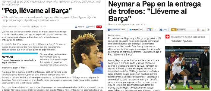 jornais-reprodução-neymar-Barcelona-as-Marca