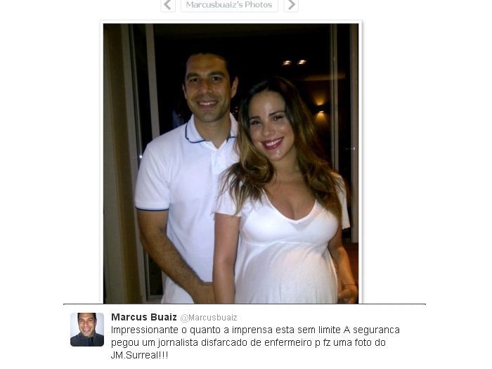 No Twitter, marido da cantora desabafou sobre a invasão (Reprodução/Twitter) wanessa