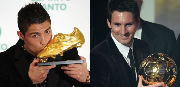 Messi e Cristiano Ronaldo travam