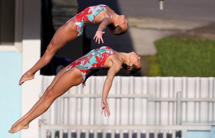 Bruna Brunnett, Luana Lira, saltos ornamentais