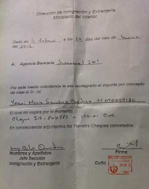 yoani, pedido, negado, 300