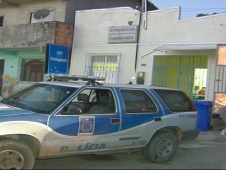 Delegacia que investiga suspeita de uso de ossada humana em sopa (Reprodução/TV Record) frame-ossada-sopa-HG