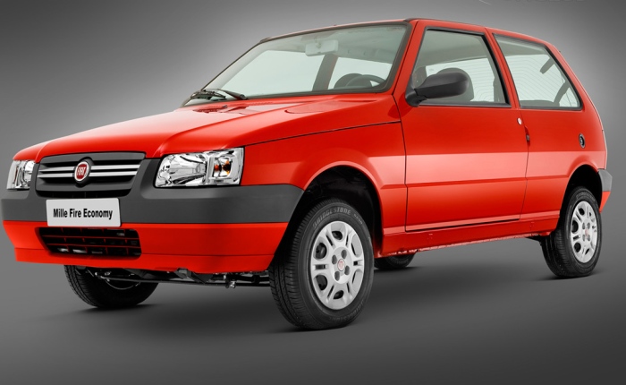 2º: Fiat Uno — 5.042 ocorrências