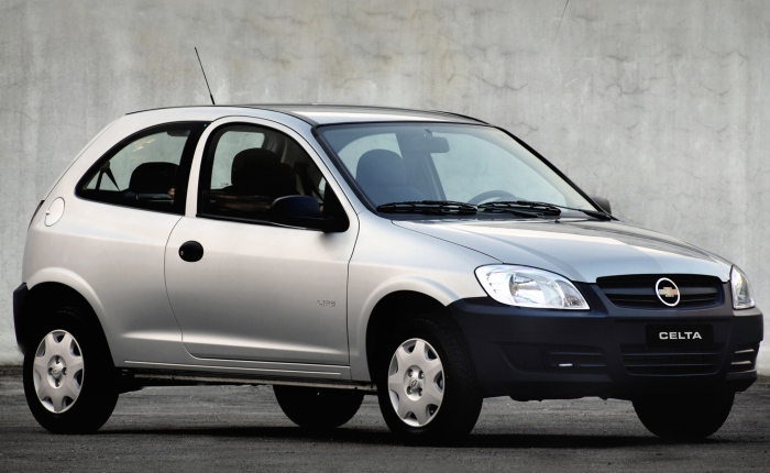 5º: Chevrolet Celta — 2.183 ocorrências