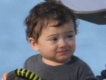 Dani Suzuki passeia com o filho Kauai no Rio