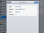 Aprenda a configurar o e-mail do R7 em seu iPad