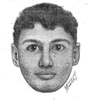 Suspeito é branco e tem espinhas no rosto
(Divulgação / Polícia Civil)
suspeito