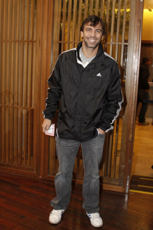 Ator Marcelo Faria pouco antes de entrar no show em que arrumou confusão
(Phillipe Lima/AgNews)
marcelo-faria-vertical