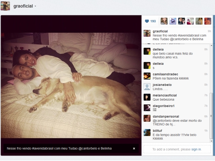 Belo, Gracy e Belinha