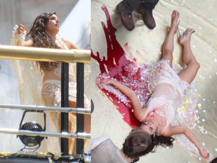 Isis Valverde grava cena de morte - Foto 1 - Famosos e TV - R7