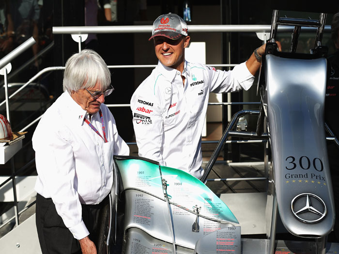 Ecclestone diz que Schumacher errou ao voltar &agrave; F1 - Esportes - R7 ...