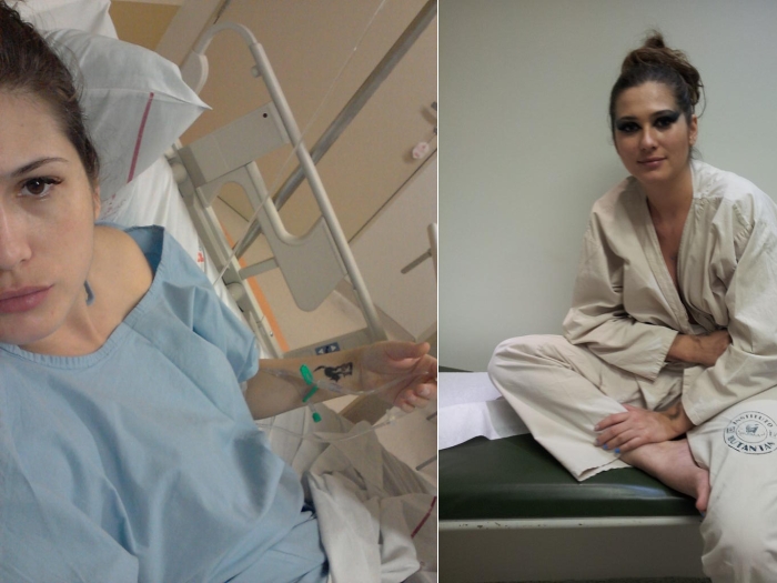 Recuperada de picada de aranha, L&iacute;via Andrade deixa o hospital ...