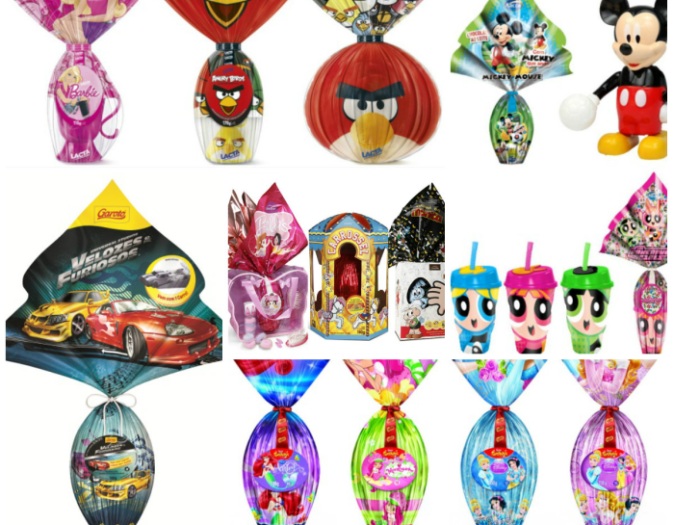 Ovos de P&aacute;scoa para a crian&ccedil;ada v&ecirc;m com brinquedos para todos ...