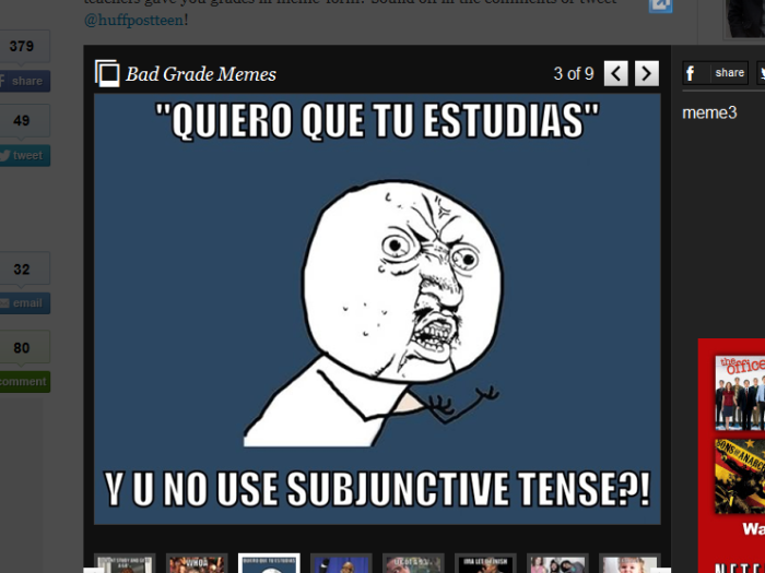Professor usa memes para dar nota vermelha com bom humor ...