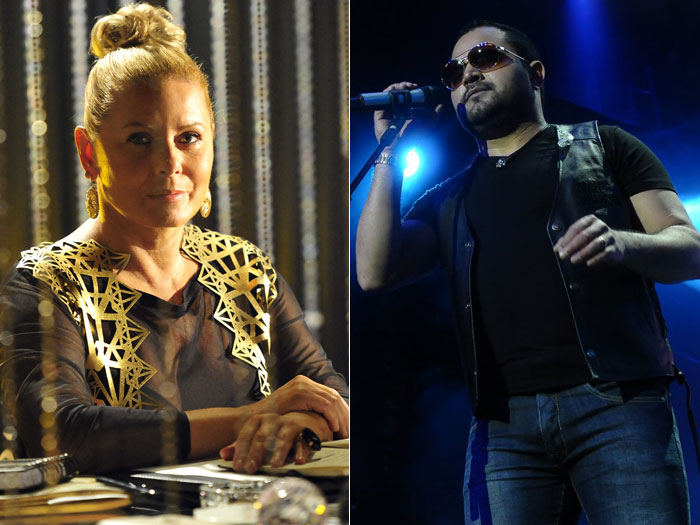 "A Vera Fischer est&aacute; caidinha, n&eacute;?", opina Luciano Camargo em show