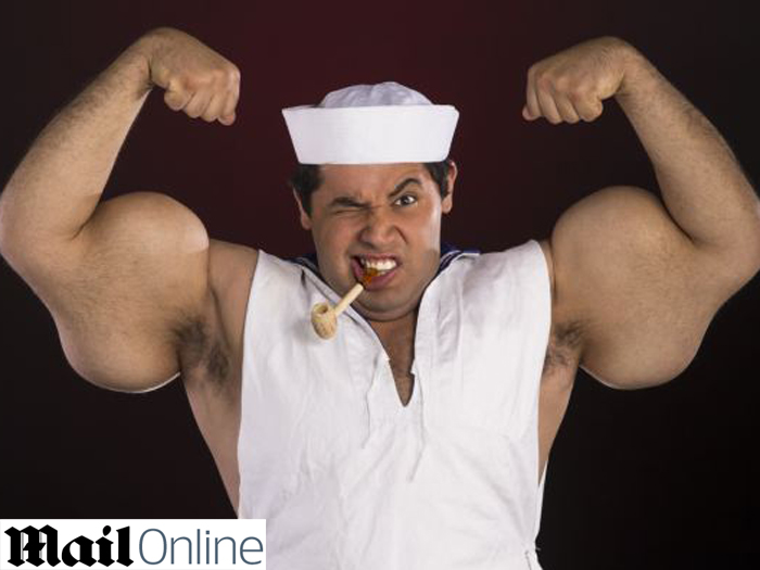 Popeye da vida real &eacute; al&eacute;rgico a espinafre. Veja o que ele come ...