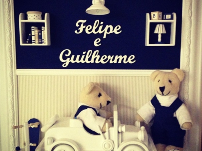Nascem os gêmeos de Marcelo Serrado e Roberta Fernandes