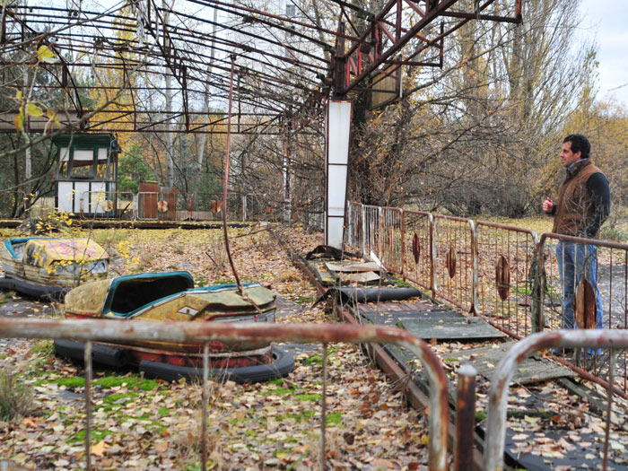 Apresentador conhece a usina nuclear de Chernobyl