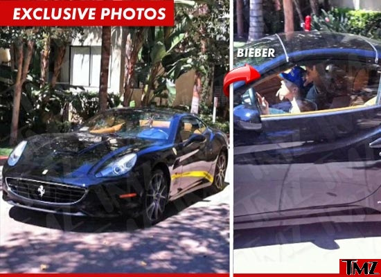 TMZ/Reprodução Ok, por mais que seja tentador dizer que Justin Bieber arrebentou uma bela Ferrari California (R$ 1,35 milhão no Brasil), tudo indica que, na verdade, ele ...