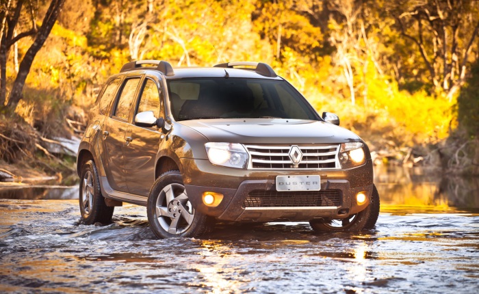 Desenho do Renault Duster valoriza linhas agressivas; acessórios off-road dão mais personalidade (Divulgação) Duster frente G