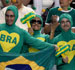 Torcida brasileira se diverte no Pan de Guadalajara