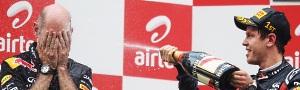 Red Bull brinca com mais uma "desobediência" de Vettel