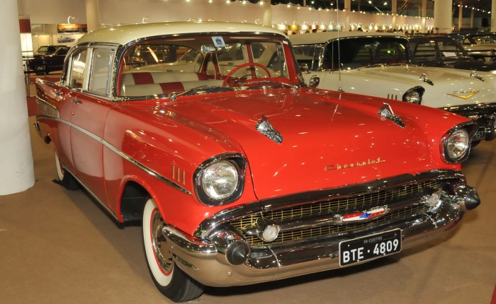 Chevrolet Belair 1957. Saiba mais sobre o Salão Internacional de Veículos Antigos
