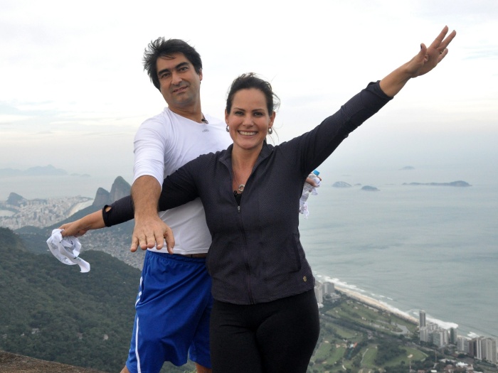 Zeca Camargo e Renata Ceribelli